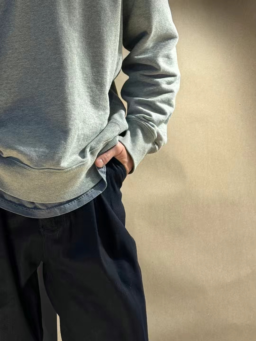 Pleated Wool Trousers view 3